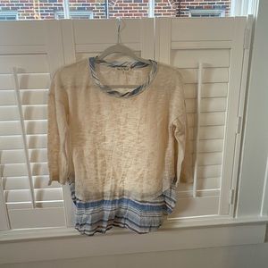Hem & Thread Striped Sweater S